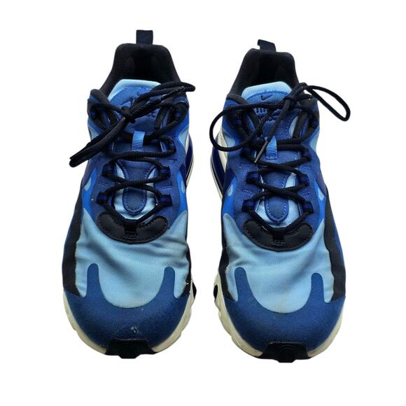 Nike Triple Blue Air Max 270 React Casual Sneakers - Picture 5 of 12